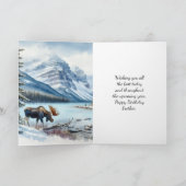 ハッピーバースデーブラザームースin冬 カード (内部)