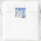 ハッピーバースデーブラザー芸術的ホワイトセイルズ スクエアシール (バッグ)