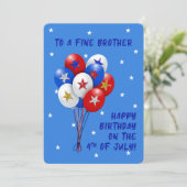 ハッピーバースデーブラザー7月愛国気球 (スタンド正面)