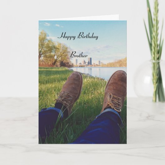 ハッピーバースデーブラザー カード (正面)