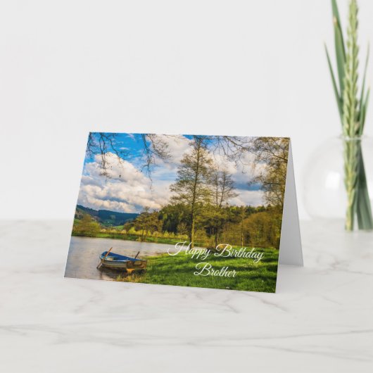 ハッピーバースデーブラザー カード (正面)