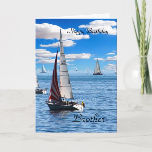 ハッピーバースデーブラザー カード (正面)