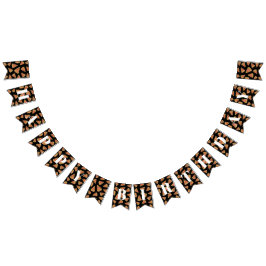 ハッピーバースデーブラックピザパーティーバンティングバナー バンティングフラッグ