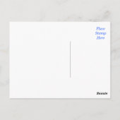 ハッピーバースデーブラックラブラドールリトリーブポストカード ポストカード (裏面)