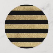 ハッピーバースデーブラック金ゴールド充電器挿入カード メニュー (裏面)