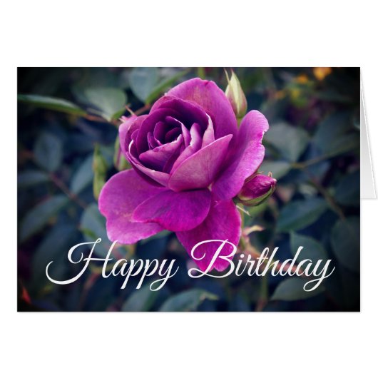 ハッピーバースデーブルガンディアイスバーグバラ#2カード (正面横)