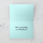 ハッピーバースデーブルドッグカード カード (内部)