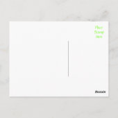 ハッピーバースデーブルドッグパピー挨拶はがき ポストカード (裏面)