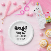 ハッピーバースデーブルボーイ10代の若者10代のボーイ ペーパープレート (パーティー)