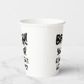 ハッピーバースデーブルボーイ10代の若者10代のボーイ 紙コップ (右)