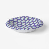 ハッピーバースデーブルーカップケーキスプリンクルつや消し ペーパーボウル (傾斜あり)