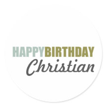 ハッピーバースデーブルーグリーングレー