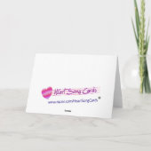 ハッピーバースデーブルースカード カード (裏面)