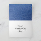 ハッピーバースデーブループラスタ カード (内部)