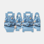 ハッピーバースデーブルーレースカーバルーン フェイバーボックス (折り畳みなし)