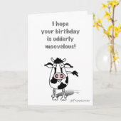 ハッピーバースデーブル！ カード (黄色い花)