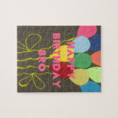 ハッピーバースデーブロアートプリント ジグソーパズル (横)