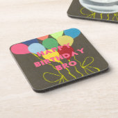 ハッピーバースデーブロ コースター (左側)