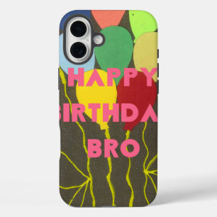 ハッピーバースデーブロ iPhone 16 PLUSケース