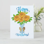ハッピーバースデーブーケ シーズンカード (スタンド正面)