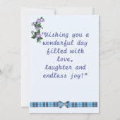 ハッピーバースデーブーケ シーズンカード (裏面)