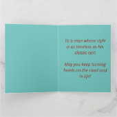 ハッピーバースデーブーマークラシック誕生日 カード (内部)