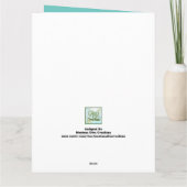 ハッピーバースデーブーマークラシック誕生日 カード (裏面)