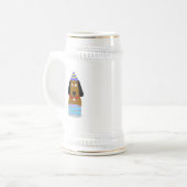 ハッピーバースデープスタインマグ ビールジョッキ (正面左)