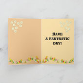 ハッピーバースデープリンセスかわいい顔カード サンキューカード (内部)