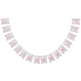 ハッピーバースデープリンセスバンティングバナー バンティングフラッグ