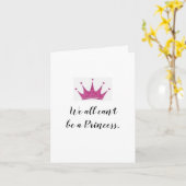 ハッピーバースデープリンセス折りグリーティングカード カード (黄色い花)