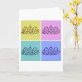 ハッピーバースデープリンセス カード (黄色い花)