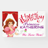 ハッピーバースデープリンセス 横断幕 (横)