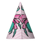 ハッピーバースデープルプレマーメイド誕生日ハット パーティーハット (裏面)