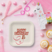 ハッピーバースデープレート ペーパープレート (パーティー)