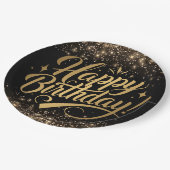 ハッピーバースデープレート ペーパープレート (アングル)