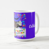 ハッピーバースデープードルコーヒーマグ コーヒーマグカップ (正面右)