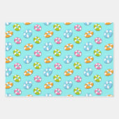 ハッピーバースデープールパーティー ラッピングペーパーシート (正面)