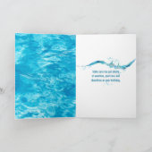 ハッピーバースデープール水 カード (内部)