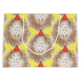 ハッピーバースデーヘッジホッグ抱き枕ラージ ラージペーパーバッグ