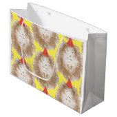 ハッピーバースデーヘッジホッグ抱き枕ラージ ラージペーパーバッグ (正面アングル)