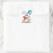 ハッピーバースデーベア スクエアシール (バッグ)
