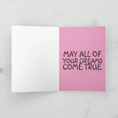 ハッピーバースデーベスティーバーフ挨拶カード シーズンカード (内部)