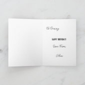 ハッピーバースデーベスティー!...おもしろい カード (内部)