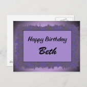 ハッピーバースデーベス ポストカード (正面/裏面)