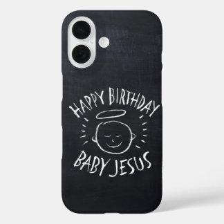 ハッピーバースデーベビーイエス – クリスチャン・クリスマス iPhone 16ケース