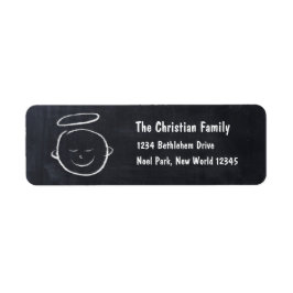 ハッピーバースデーベビーイエズシャルボードチョーク ラベル