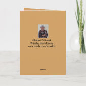 ハッピーバースデーベビーガール誕生日グリーティングカード カード (裏面)