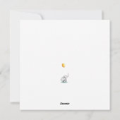 ハッピーバースデーベビーゾウ風船 シーズンカード (裏面)