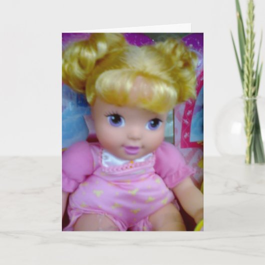 ハッピーバースデーベビードール カード (正面)